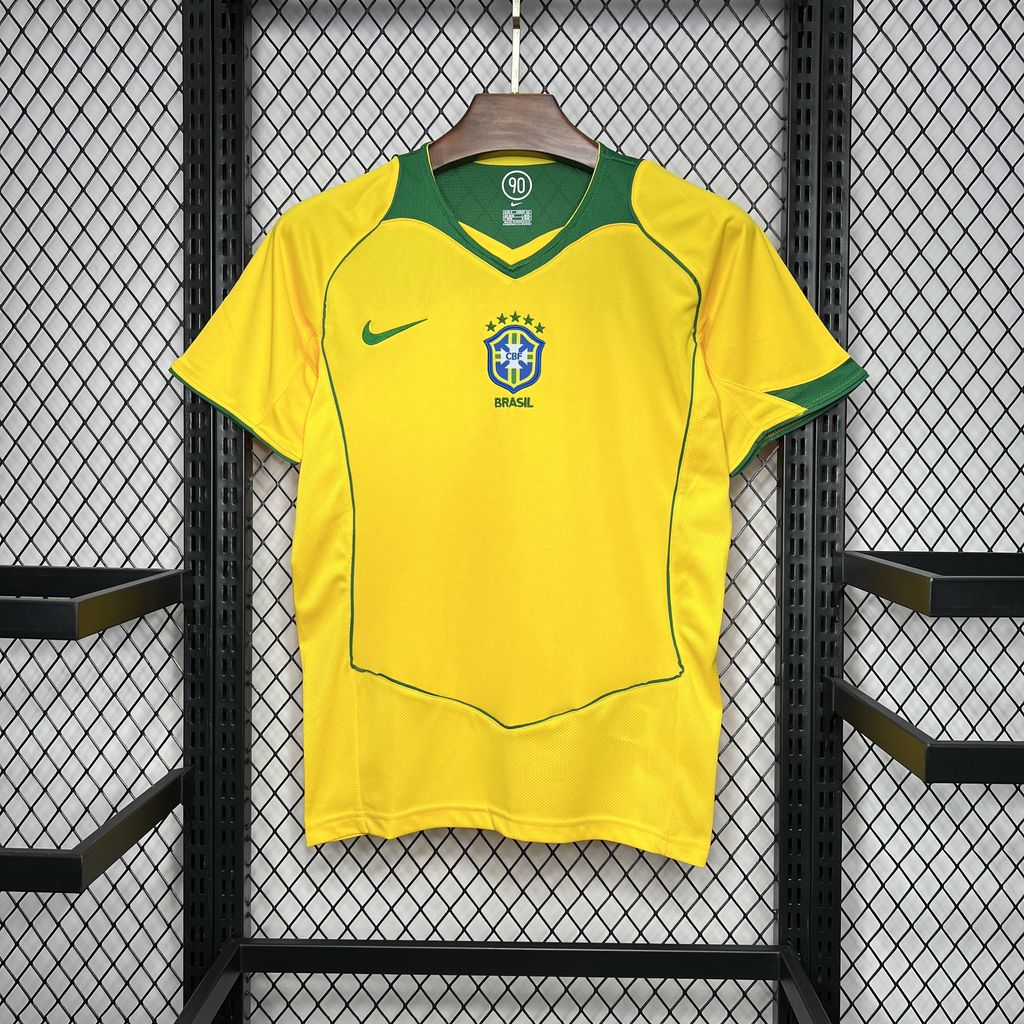 Retro Brazil 2004 Home Shirt