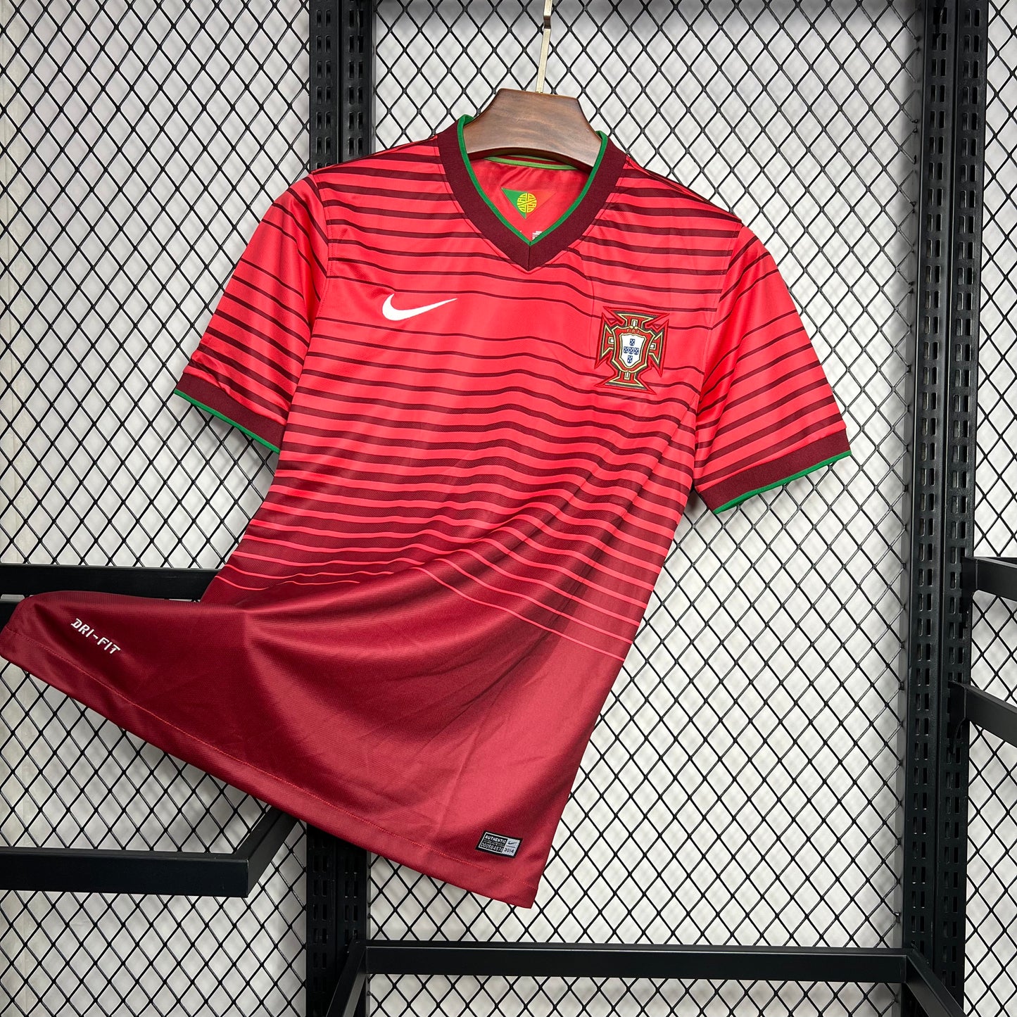 Retro Portugal 2014 Centennial Home Shirt