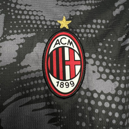 AC Milan 2024/25 Goalkeeper Black Shirt