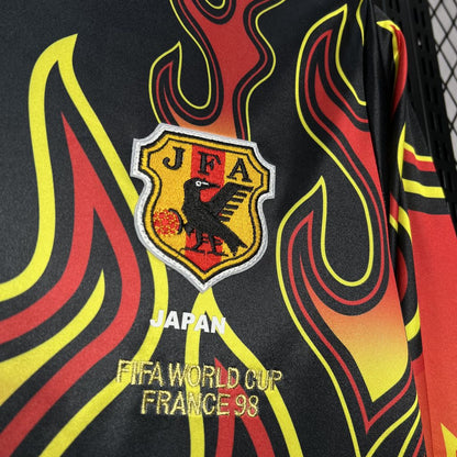 Retro Japan 1998 Goalkeeper Red Flame Shirt