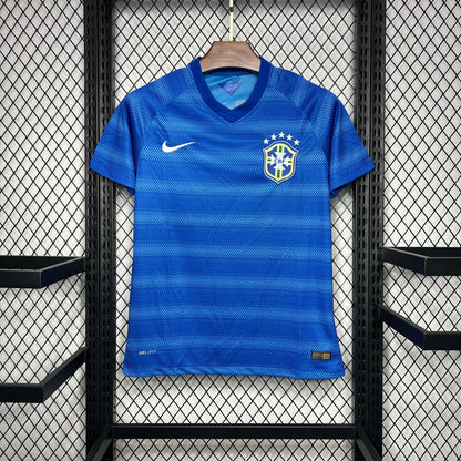 Retro Brazil 2014 Away Home Shirt