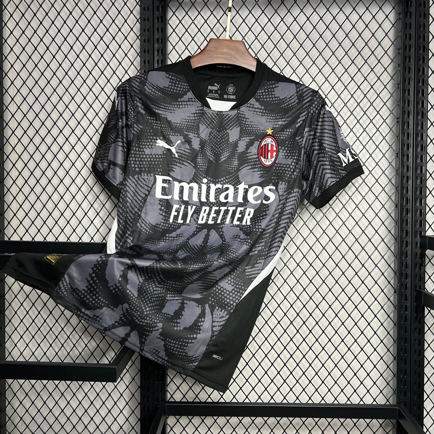 AC Milan 2024/25 Goalkeeper Black Shirt