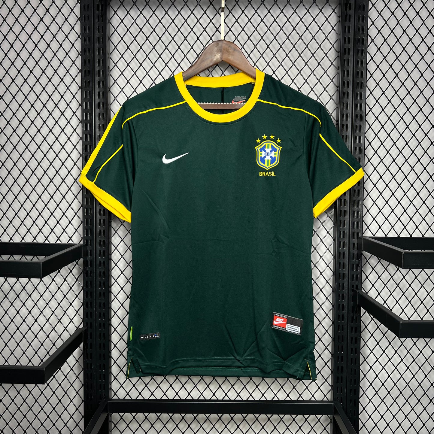 Retro Brazil 1998 Goalkeeper Home Shirt