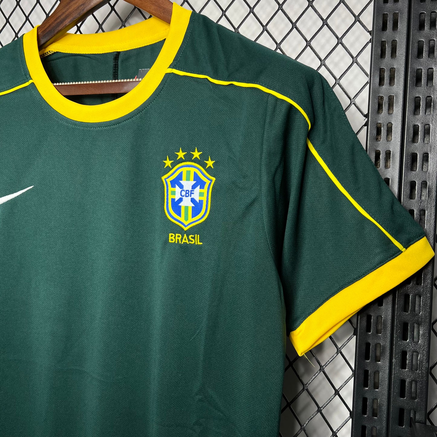 Retro Brazil 1998 Goalkeeper Home Shirt