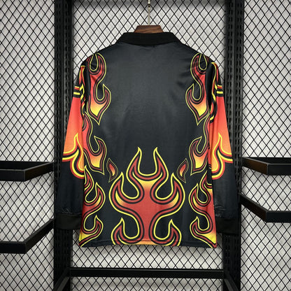 Retro Japan 1998 Goalkeeper Red Flame Shirt