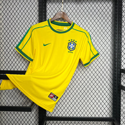 Retro Brazil 1998 Home Shirt