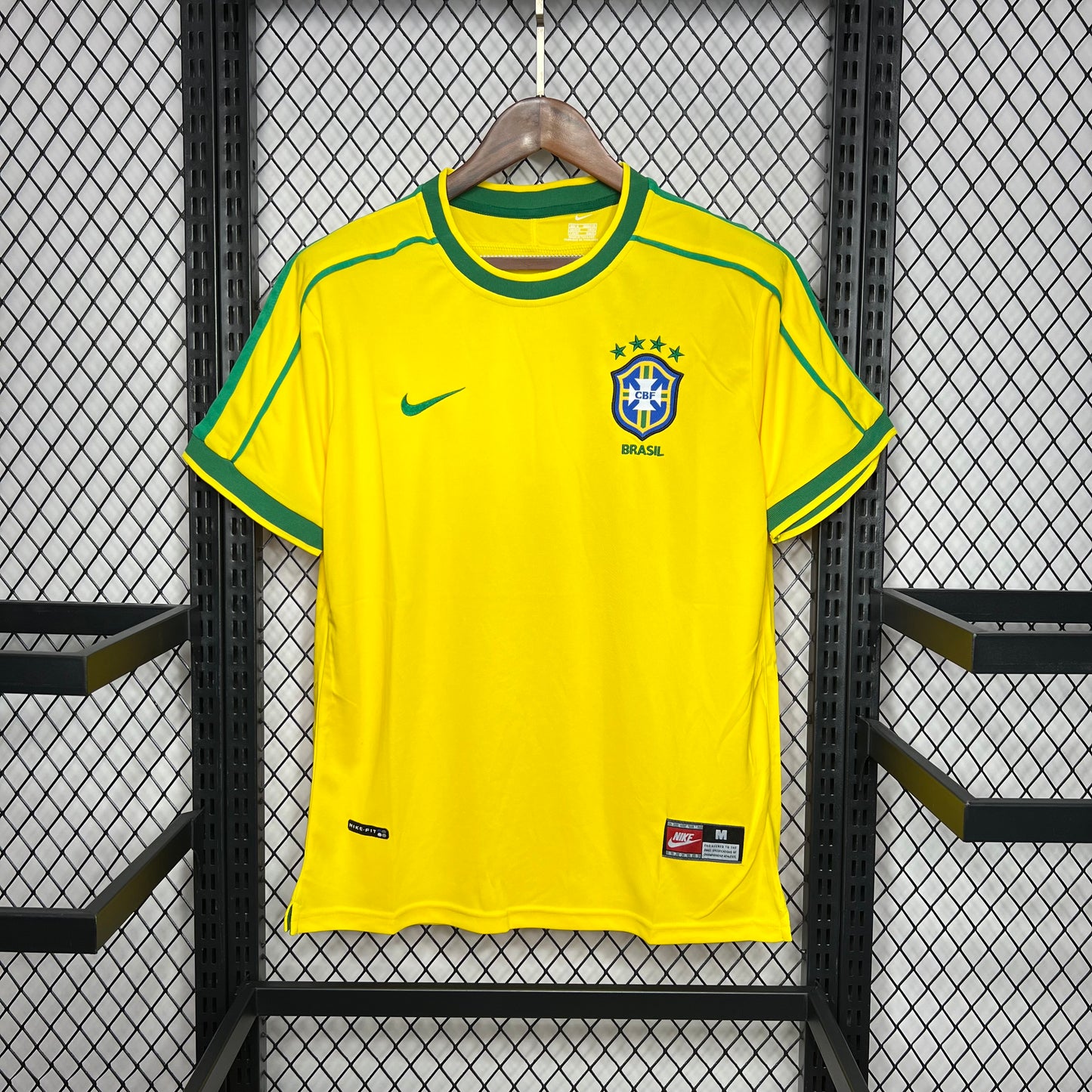 Retro Brazil 1998 Home Shirt