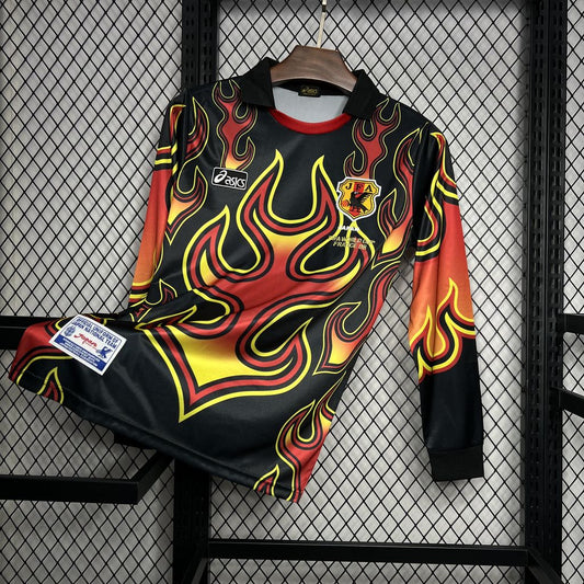 Retro Japan 1998 Goalkeeper Red Flame Shirt